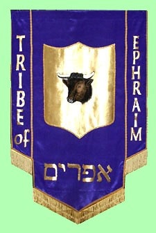 Picture of The Tribe of Ephraim's Banner with a bullock on it